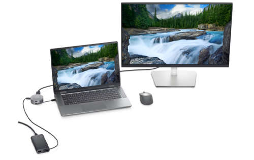 New Dell 6-in-1 USB-C Multiport Adapter 4K Display Port Gigabit Ethernet - DA305