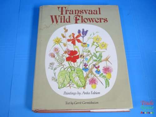 Transvaal Wild Flowers Book, by Gerrit Germishuizen and painted by Anita Fabian