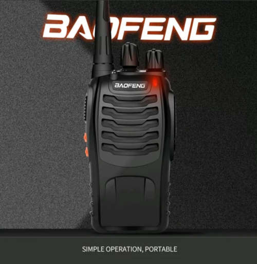 High Quality Baofeng Portable Two-Way Radio Set (1 PAIR- 2 X Handsets) Walkie Talkie UHF 400-470MHz
