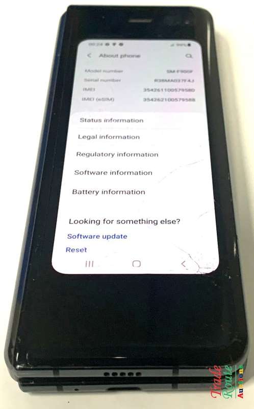 Samsung Galaxy Fold SM-F900F Smartphone - For Spares (or) Repairs