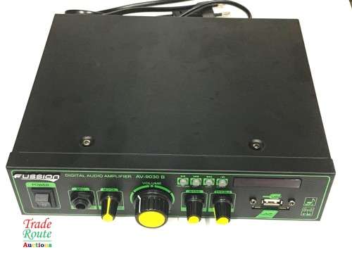 Fussion Digital Audio Amplifier - AV-9030 B FM RADIO - USB - SD CARD - 12V DC / 220V AC