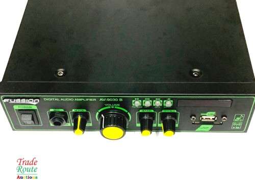 Fussion Digital Audio Amplifier - AV-9030 B FM RADIO - USB - SD CARD - 12V DC / 220V AC