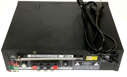 Fussion Digital Audio Amplifier - AV-9030 B FM RADIO - USB - SD CARD - 12V DC / 220V AC