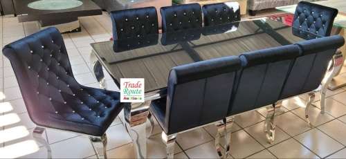 TIFFANY 9-PIECE DINING ROOM SUITE (17283) [ DEMO ] [ R 46,999-00 ] [ COLLECTIONS ONLY]