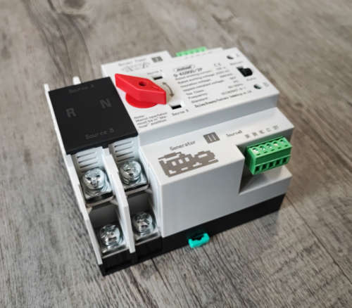Auto/Manual Transfer Switch ATS Din 100Amps 2 Pole AC220v Automatic Changeover Switch