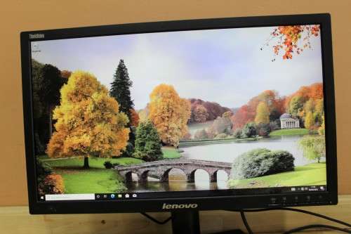 Lenovo ThinkVision 23` Widescreen Full HD Monitor - HDMI, VGA, DisplayPort - 1920 x 1080 Full HD