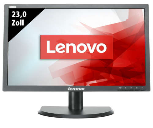 Lenovo ThinkVision 23` Widescreen Full HD Monitor - HDMI, VGA, DisplayPort - 1920 x 1080 Full HD