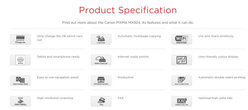 Canon Pixma MX924 Multi Function Printer