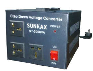 Sunkax Step Down Voltage Converter - ST-2000VA 220V TO 110V STEP DOWN TRANSFORMER