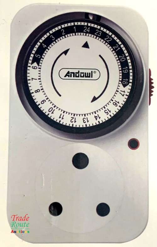 24 Hour Plug-in Timer Timing Socket Start & Stop your Electrical Devices