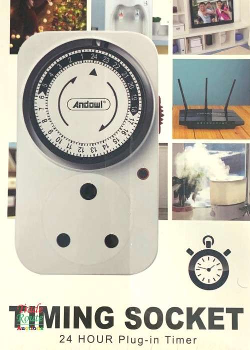 24 Hour Plug-in Timer Timing Socket Start & Stop your Electrical Devices