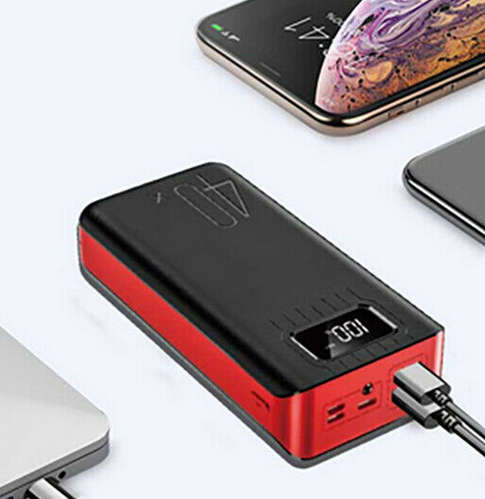 40000mAh LED Portable Mobile Power Bank  PowerBank 40000 mAh 2xUSB/Micro/Type-C/LCD