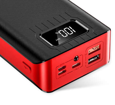 40000mAh LED Portable Mobile Power Bank  PowerBank 40000 mAh 2xUSB/Micro/Type-C/LCD