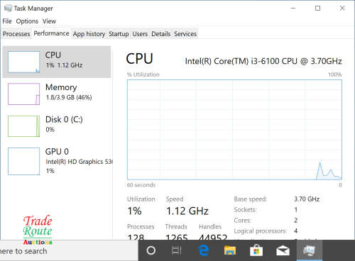 Dell OptiPlex 3040 MINI TOWER DESKTOP PC | Core i3 6100 6th Gen 3.7Ghz | 4GB RAM | 500GB HDD PC