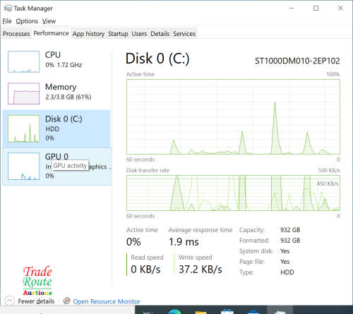Dell Vostro 3888 Desktop PC Core i5 10400 10th Gen 2.9GHz - 4GB RAM - 1TB HDD