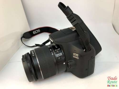 Canon 2000D DSLR Camera Lens Kit with Canon 18-55 Lens Professional Camera
