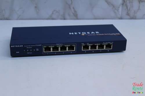 NETGEAR FS108P ProSafe 8 port 10/100 switch with 4 ports PoE for Spares / Repair