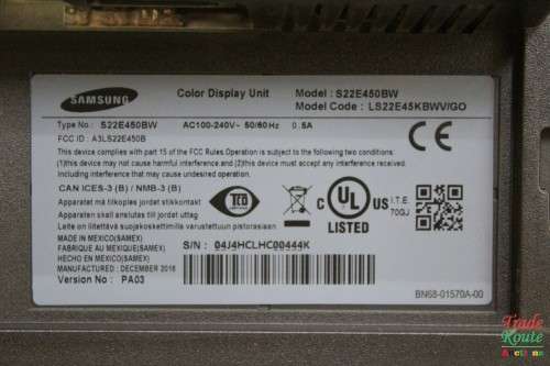 Samsung S22E450BW 22-Inch LED Monitor - DVI & VGA -  1680 x 1050 [  VGA & DVI PORTS ]