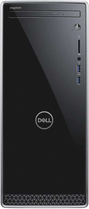Dell Inspiron 3670 Desktop Computer Intel Core i3-8100 Processor 3.60GHz 8GB DDR4 RAM 1TB Hard Drive
