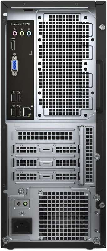 Dell Inspiron 3670 Desktop Computer Intel Core i3-8100 Processor 3.60GHz 8GB DDR4 RAM 1TB Hard Drive