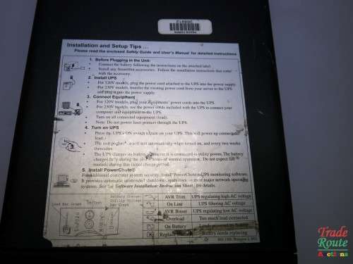 APC Smart-UPS 1500 Uninterrupted Power Supply [ Salvage Stock - No Power]