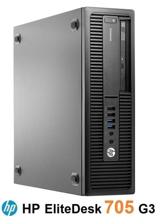 HP EliteDesk 705 G3 SFF SMALL FORM FACTOR PC - AMD 7th Gen A8-9600 R7 Barebone PC [no HDD & no RAM]