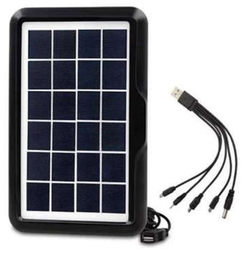 Solar Panel Emergency Charging Unit for Charging Cellphones