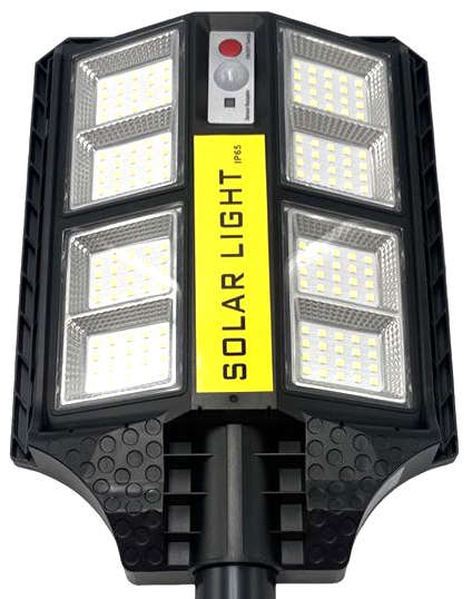 200W 160 LED Solar Street Light with Remote Control - 200 Watts 160 LEDs
