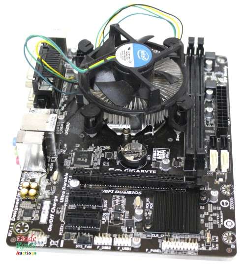 3 X Computer Motherboards Assorted + 3 x Processors (Core i5 + Pentium + Celeron)  [salvage stock]