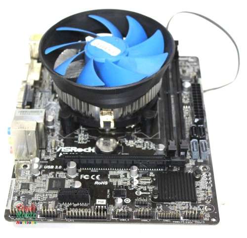 3 X Computer Motherboards Assorted + 3 x Processors (Core i5 + Pentium + Celeron)  [salvage stock]