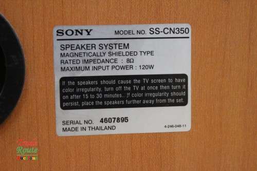 Sony Surround Sound Home Theater 5 X Speaker Bundle [4 X SS-SR350 & 1 X Center SS-CN350]