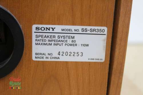 Sony Surround Sound Home Theater 5 X Speaker Bundle [4 X SS-SR350 & 1 X Center SS-CN350]