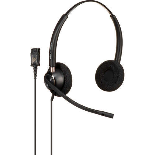 Plantronics Poly EncorePro HW510 Noise Cancelling Over Head Monaural Headset (For Call Centres)
