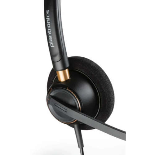 Plantronics Poly EncorePro HW520 Binaural Windeband Headset (For Call Centres / Contact Centres)