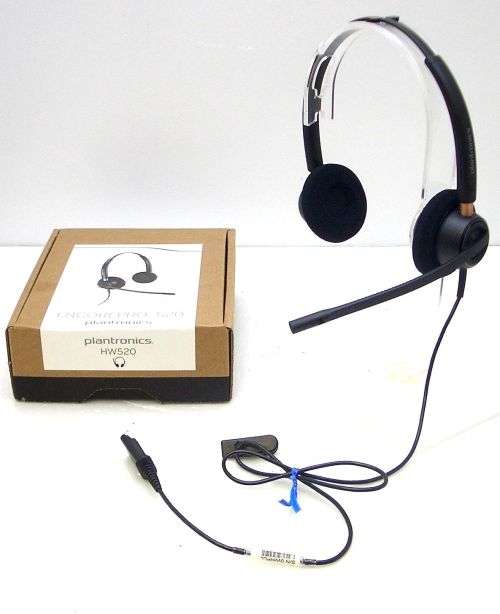 Plantronics Poly EncorePro HW520 Binaural Windeband Headset (For Call Centres / Contact Centres)
