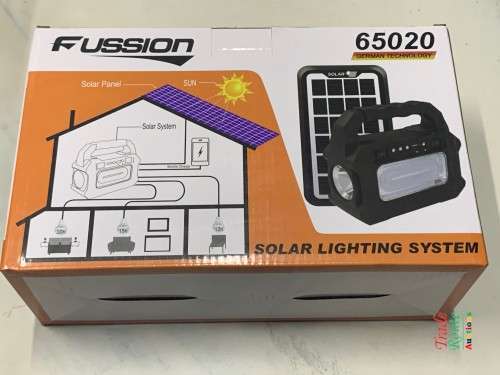 Solar Charging Station - Solar Lighting System Power Bank with Lights & Solar Panel