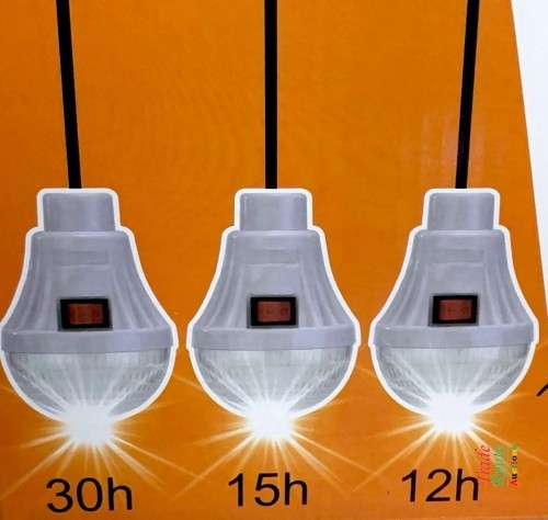 Solar Charging Station - Solar Lighting System Power Bank with Lights & Solar Panel