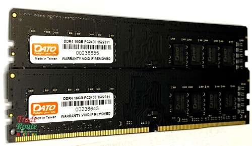 DATO DDR4 16GB PC2400 - 16 GB DDR4 RAM FOR DESKTOPS / PCs