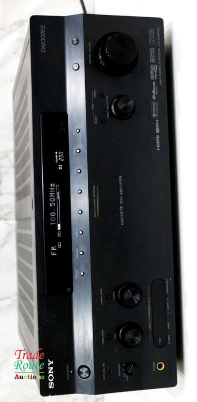 Sony STR DA5300ES 7.1 Channel 120 Watt Receiver Amplifier - POWERS ON BUT NO SOUND  - Salvage Stock