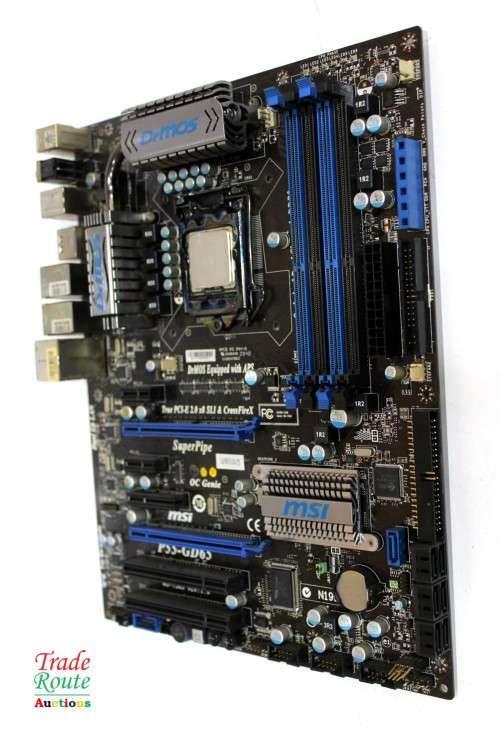 3 X Computer Motherboards Assorted + 2 X Processors ( i5 & AMD ) [salvage stock]
