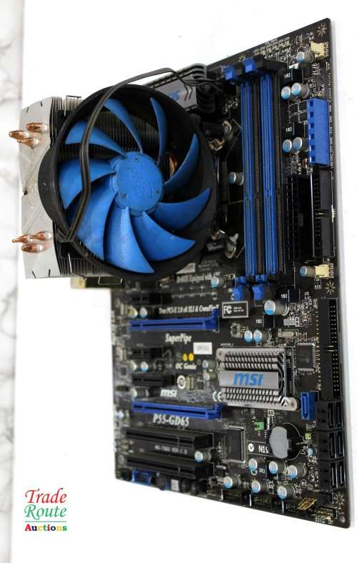 3 X Computer Motherboards Assorted + 2 X Processors ( i5 & AMD ) [salvage stock]