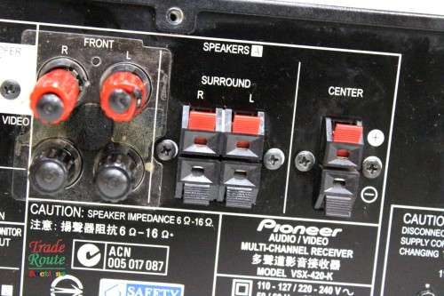 Pioneer VSX-420-K AV Amplifier Multi Channel Receiver [ SALVAGE STOCK no power for Spares]