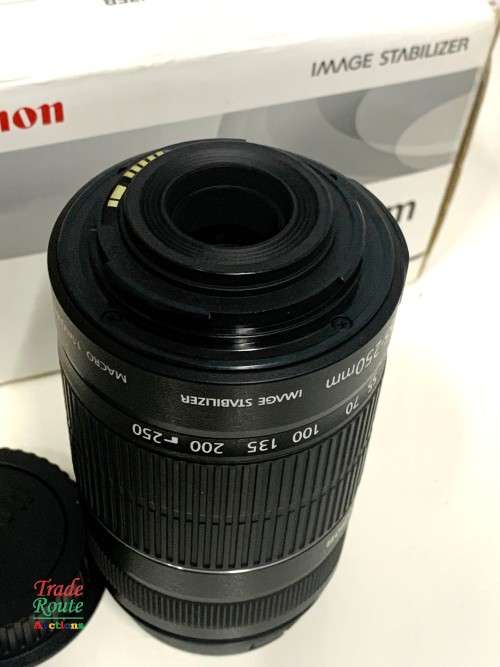 Canon EF-S 55-250m IS (Image Stabilizer)  Lens for Canon DSLR Cameras