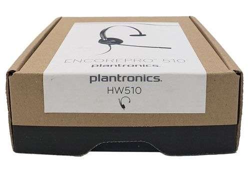 Plantronics Poly EncorePro HW510 Noise Cancelling Over Head Monaural Headset (For Call Centres)