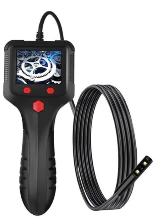 Endoscope Camera with 5m cable camera Handheld 2.4inch IPS Screen 5.0MP Night Vision IP68 Waterproof