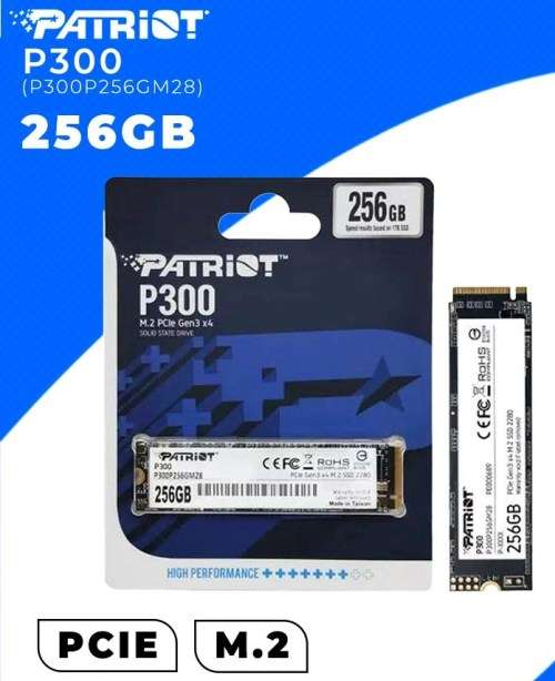 256GB SSD Solid State Drive - Patriot P300 256GB M.2 PCIe NVMe SSD