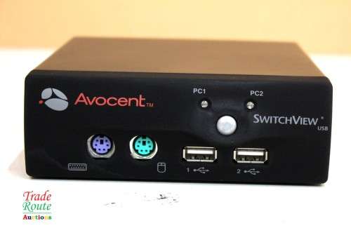 Avocent Switchview 2-port USB HYBRID & PS/2 KVM Switch  no cables/power supply [ Bid per item ]