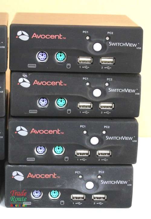 Avocent Switchview 2-port USB HYBRID & PS/2 KVM Switch  no cables/power supply [ Bid per item ]