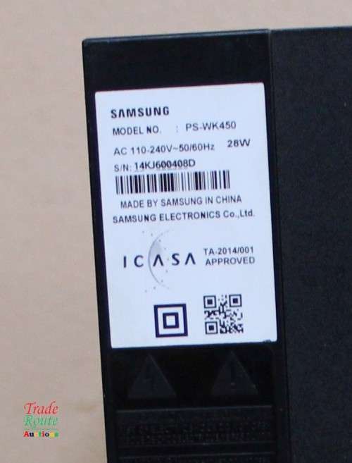 Samsung Subwoofer PS-WK450 Wireless Subwoofer [ sold untested ]