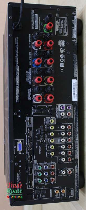 ONKYO TX-SR608 A/V Receiver Amplifier - [ NO SOUND ] [FOR SPARES OR REPAIR]